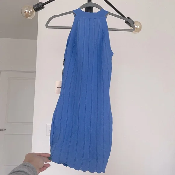 NWT Superdown/ Revolve Solis Mini Dress in Periwinkle- size XS - Picture 3 of 5